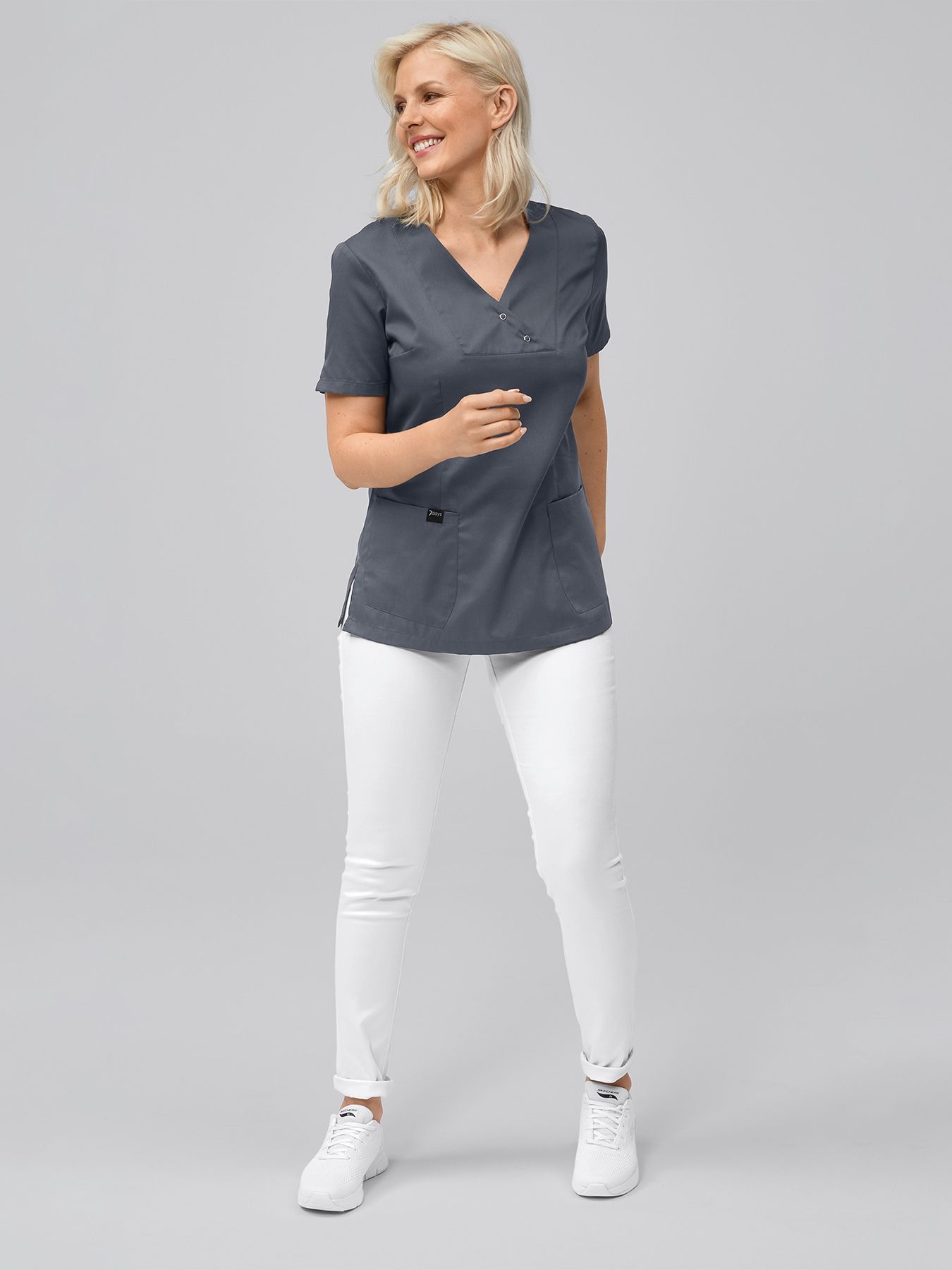 Naisten yläosa LAMIA, V-pääntie, painonepit