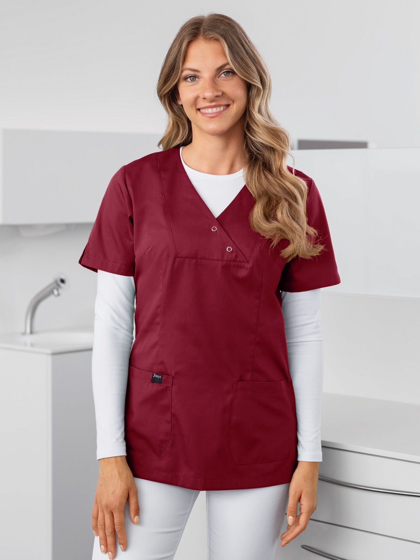 Naisten yläosa LAMIA, V-pääntie, painonepit