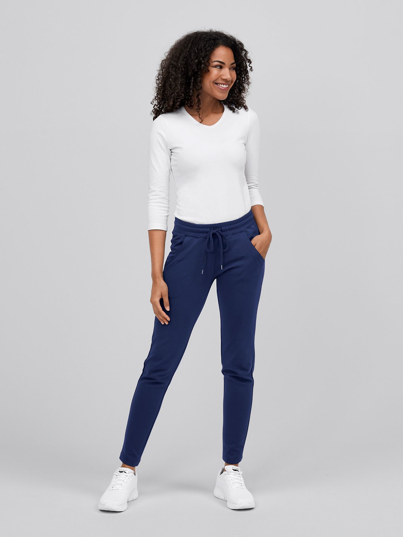 Naisten mukavat PETRA interlock jersey-housut 