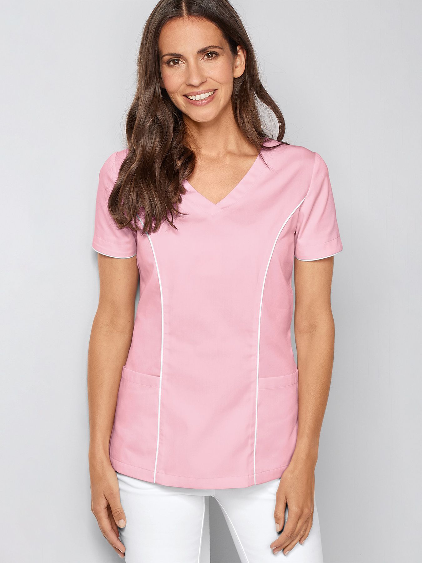 Naisten tunika, V-pääntie 