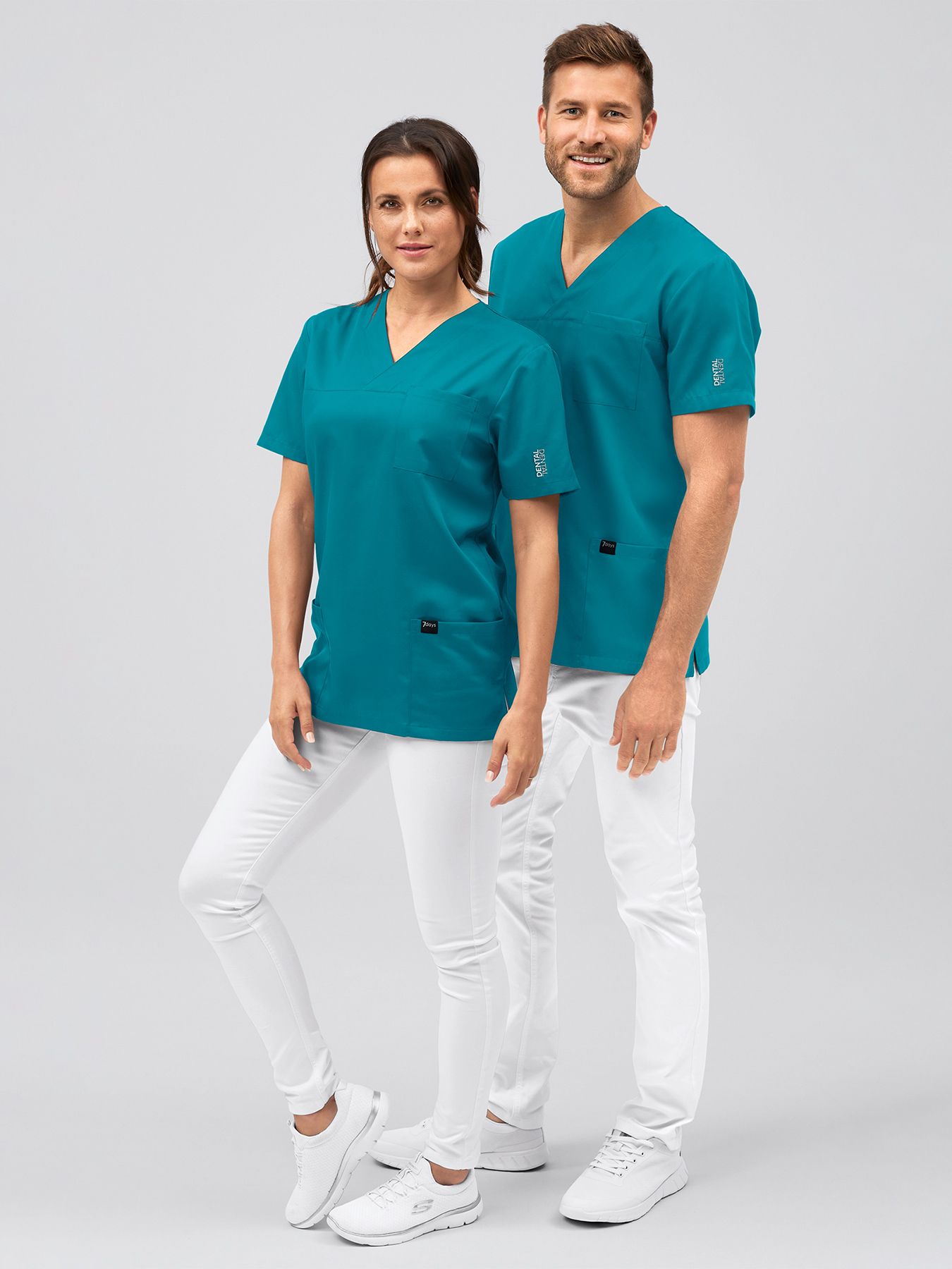 Unisex hammaslääkäri yläosa DENTAL - brodeeraus 