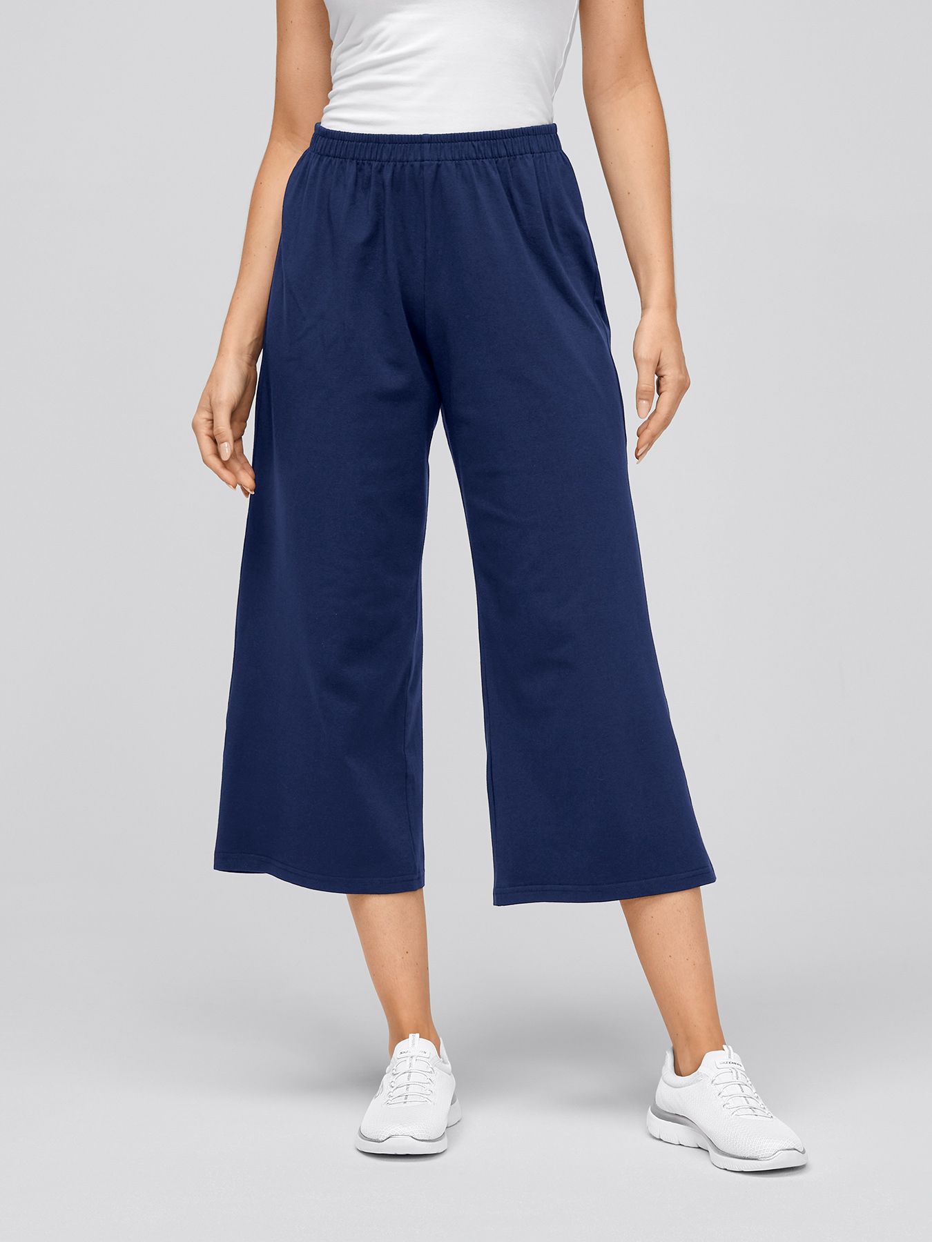 Jersey culotte -housut, korkea vyötärö  WERNE