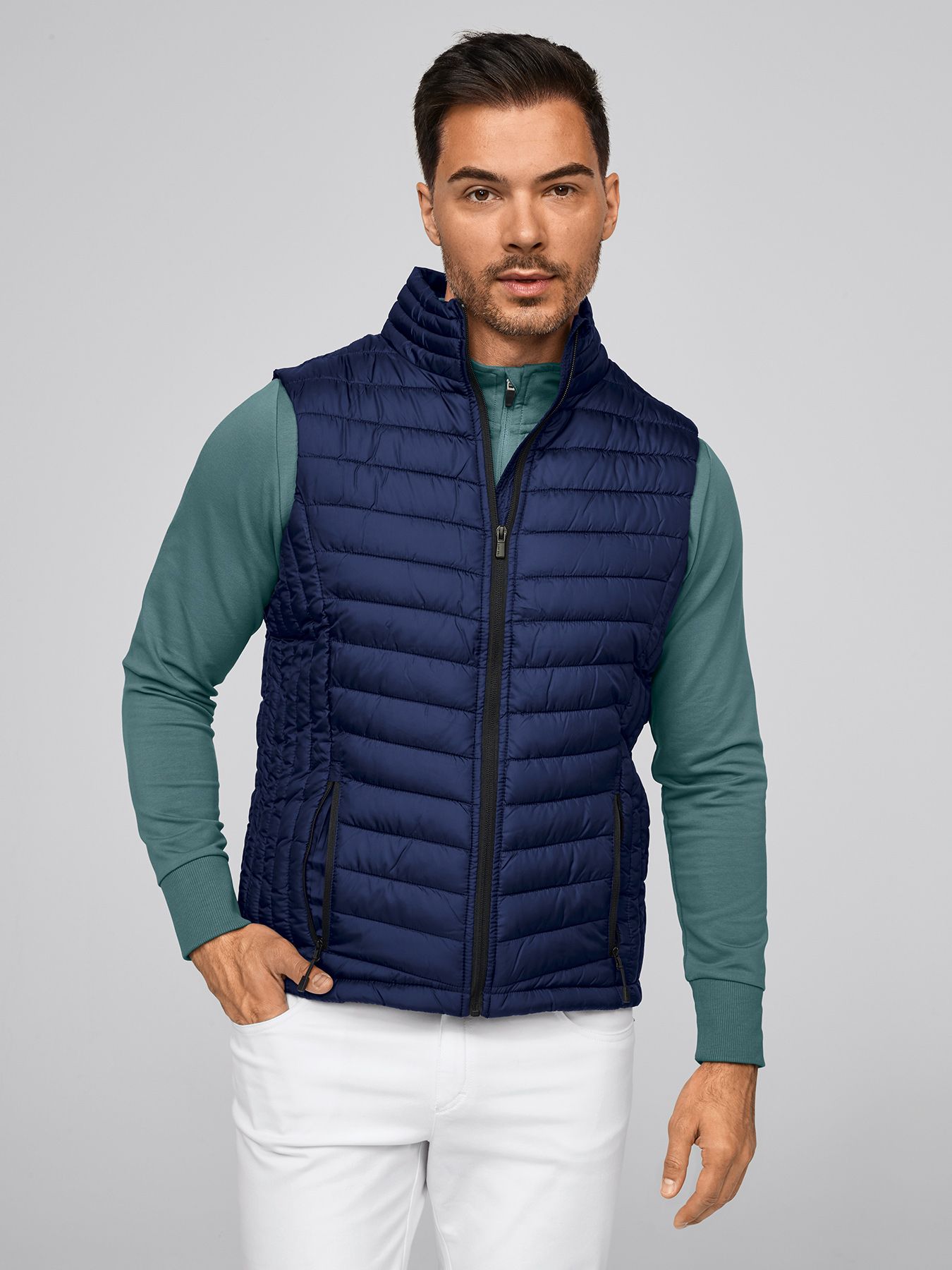 Tikattu miesten liivi 