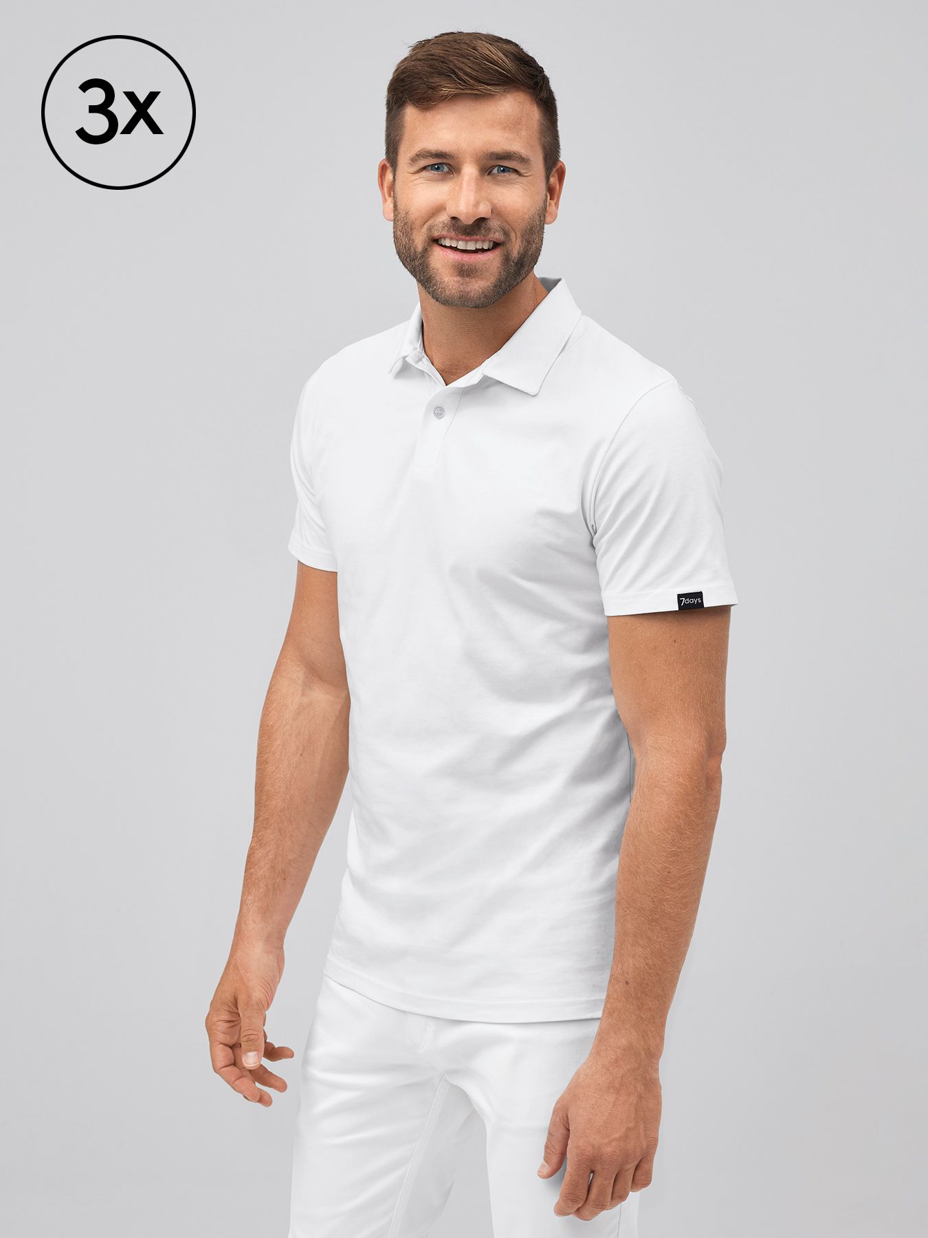 Unisex piképaita MADRID, sileä jersey - 3 pak.