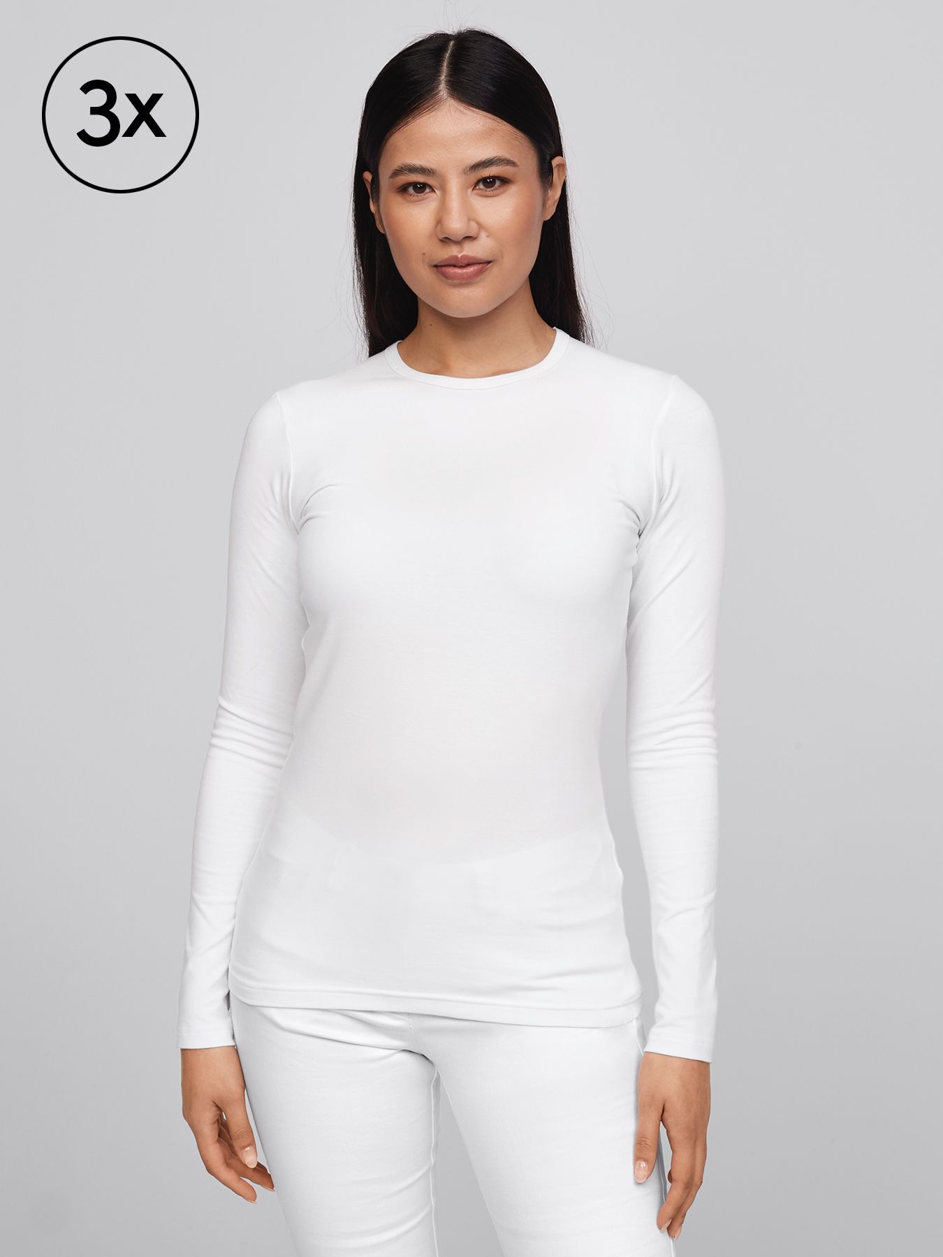 Unisex T-paita GENT pitkähihainen 3 kpl