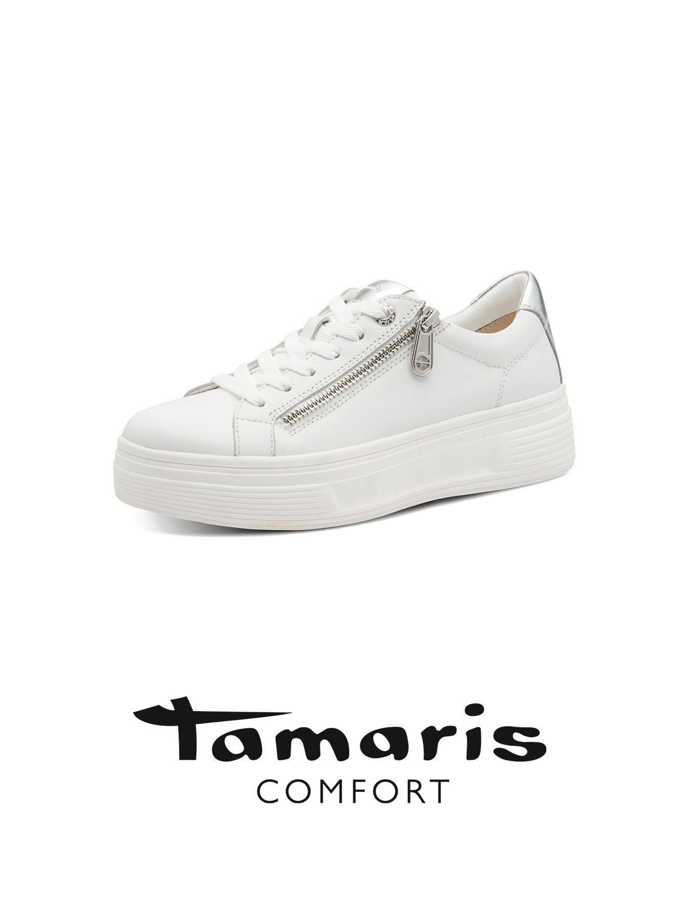 Sneakers TAMARIS Plateu/valkoinen 