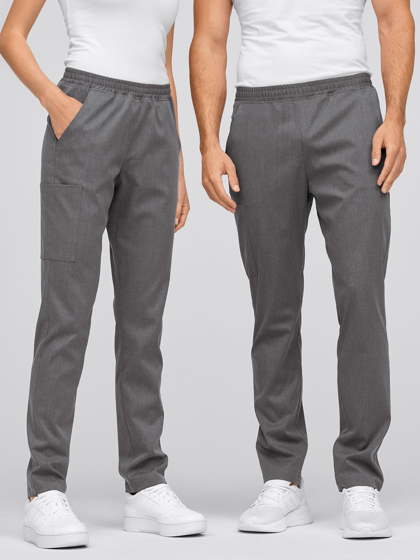 Unisex housut BARRIE Lyocell (TENCEL™) meleerattu