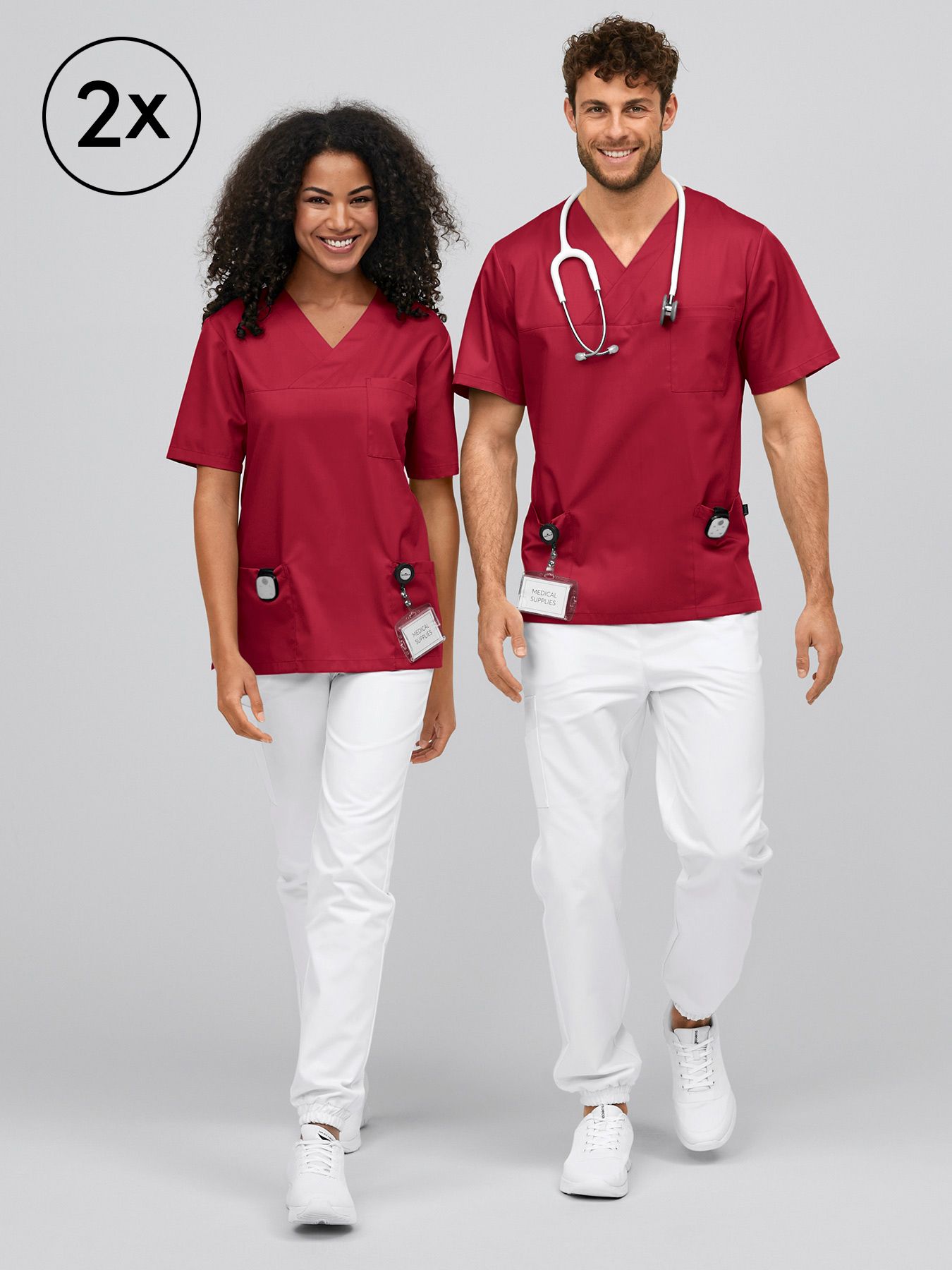 Unisex yläosa PISA - 2 pak.