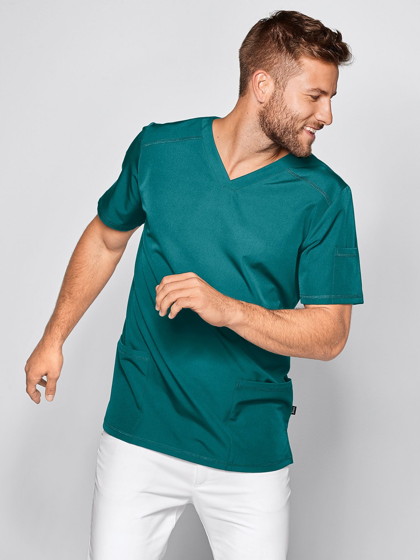 Unisex-yläosa ANDREAS, V-pääntie