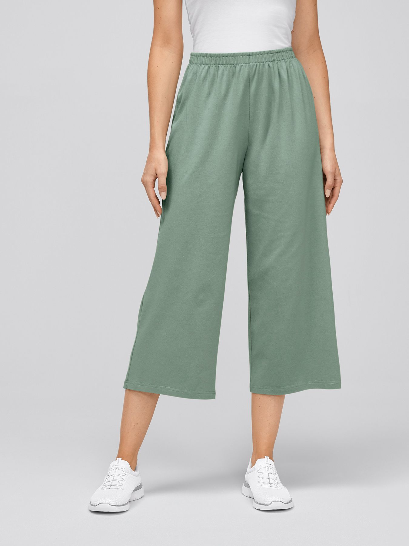 Jersey culotte -housut, korkea vyötärö  WERNE